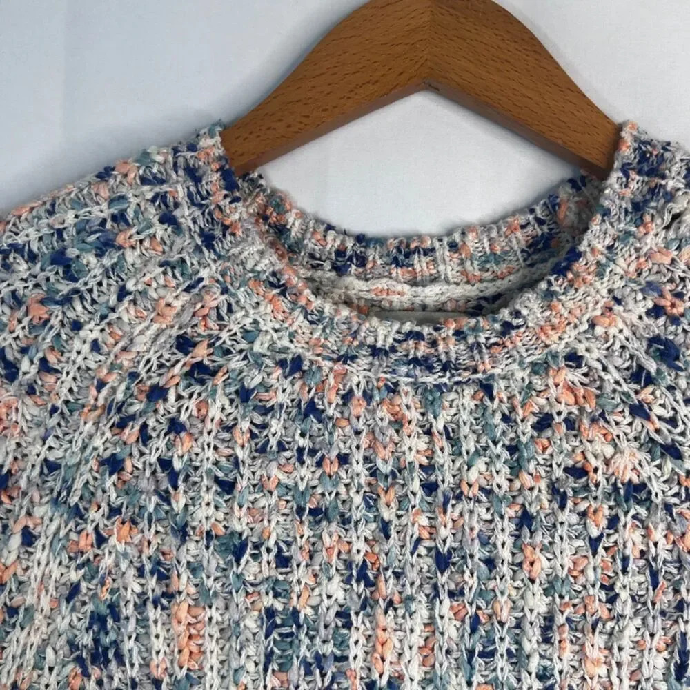 Silverflint Colorful Knit Fuzzy Soft Sweater Crew… - image 3